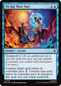 Magic Singles: We Say Thee Nay! (82) (Marvel Super Heroes)