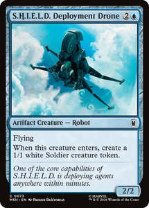 Magic Singles: S.H.I.E.L.D. Deployment Drone (73) (Marvel Super Heroes)
