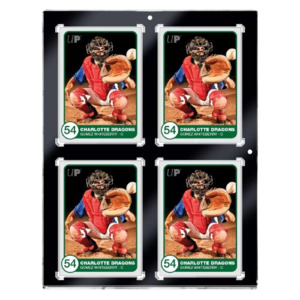 Ultra Pro: 4-Card Black Border UV ONE-TOUCH Magnetic Holder