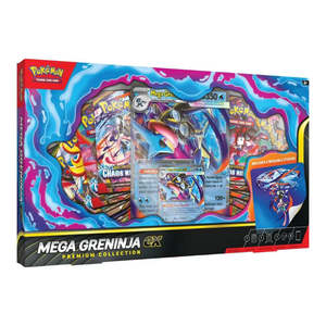 Pokemon Collection Boxes: Pokémon TCG Mega Greninja ex Premium Collection