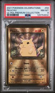 Pokemon: PIKACHU ULTRA-PREMIUM COLLECTION METAL - PSA 8