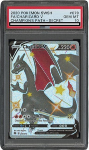 Pokemon: CHARIZARD V CHAMPION'S PATH-SECRET - PSA 10