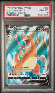 Pokemon: CHARIZARD V BRILLIANT STARS - PSA 10