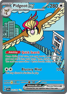Obsidian Flame: Pidgeot ex (225/197) (OBF)