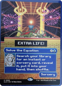 Solve the Equation (0886) (Rainbow Foil) [Secret Lair Drop Series]