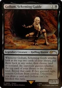 MTG Single: Gollum, Scheming Guide [Resale Promos]