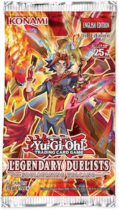 Yu Gi Oh Booster Packs: YGO Booster Pack - Legendary Duelists: Soulburning Volcano (1st Edition)