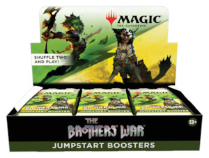 Magic The Gathering Booster Packs: MTG Jumpstart Booster Box - The Brothers War