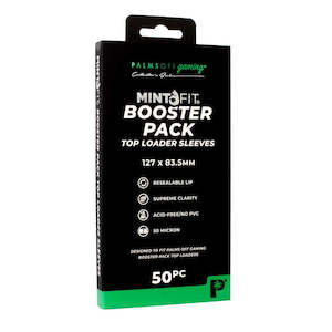 Sleeves: Palms Off - Mint Fit Booster Pack Top Loader Sleeves (50)