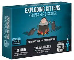 Kids Board Games: Exploding Kittens Recipes For Disaster