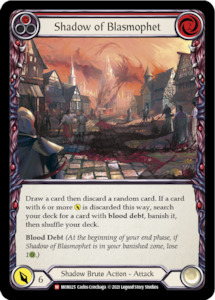 Monarch 1st Editon Singles: Shadow of Blasmophet [MON125-RF] (Monarch)  1st Edition Rainbow Foil