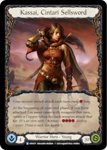 Crucible Of War 1st Edition Singles: Kassai, Cintari Sellsword [CRU077] (Crucible of War)  1st Edition Normal