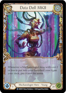 Crucible Of War Unlimited Singles: Data Doll MKII [U-CRU099-RF] (Crucible of War Unlimited)  Unlimited Rainbow Foil