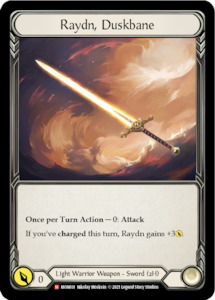 Monarch 1st Editon Singles: Raydn, Duskbane [MON031-CF] (Monarch)  1st Edition Cold Foil