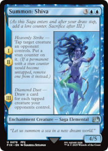 Mtg Singles Instock: Summon: Shiva [FINAL FANTASY]