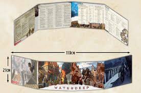 D D Maps And Tokens: Dungeon Master's Screen - Waterdeep: Dragon Heist