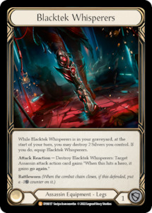 Blacktek Whisperers [DYN117] (Dynasty)  Rainbow Foil