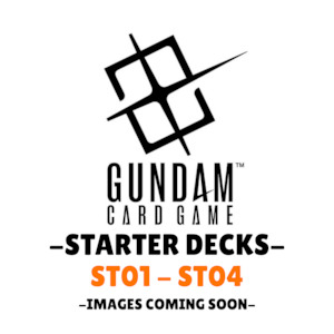 **PRE-ORDER** Gundam TCG Starter Decks - [ST01 to ST04]