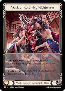 Fab Singles Legendary: Mask of Recurring Nightmares (Extended Art) [MST004] (Part the Mistveil) Cold Foil