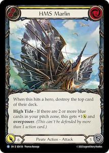 Fab Single Rare: HMS Marlin [SEA136] (High Seas) Rainbow Foil