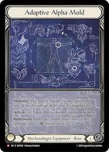 Adaptive Alpha Mold (Extended Art Cold Foil) [SUP253] (Super Slam) Cold Foil