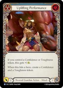 Uplifting Performance [SUP016] (Super Slam) Rainbow Foil