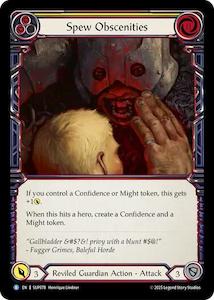 Fab Singles: Spew Obscenities [SUP078] (Super Slam) Rainbow Foil