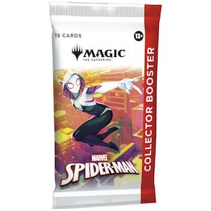 Magic The Gathering Booster Packs: MTG Collector Booster Pack - Marvel's Spiderman