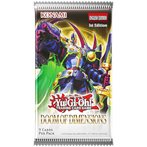 YGO Booster Pack - Doom of Dimensions (1st Edition)