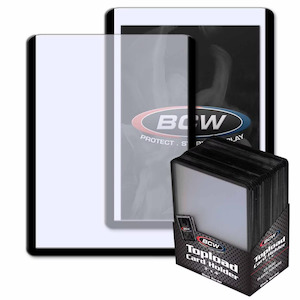 Sleeves: BCW 3×4 Topload Card Holder – Black Border