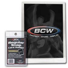 Other Accessories: BCW Snap Card Holder Standard 20 Pt