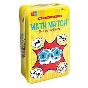 Adult Games: Scholastic - Math Match Dice and Card Game