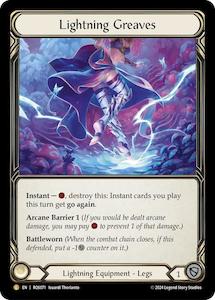 Lightning Greaves [ROS071] (Rosetta) Cold Foil