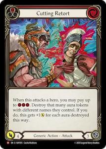 Cutting Retort [SUP215] (Super Slam) Rainbow Foil