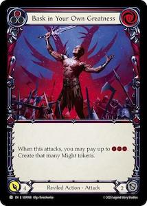 Bask in Your Own Greatness (Red) [SUP098] (Super Slam)