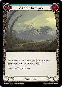 Fab Single Rare: Visit the Boneyard [SUP139] (Super Slam) Rainbow Foil