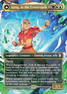 Mtg Singles Instock: Aang, at the Crossroads (Borderless) [Avatar: The Last Airbender]