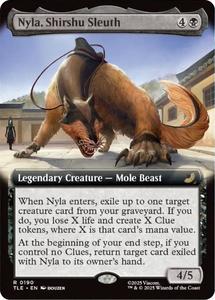 Mtg Singles Instock: Nyla, Shirshu Sleuth (Extended Art) [Avatar: The Last Airbender: Eternal-Legal]