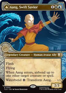 Mtg Singles Instock: Aang, Swift Savior (Showcase) [Avatar: The Last Airbender]