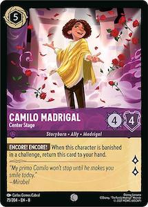 Lorcana Singles: Camilo Madrigal - Center Stage (75/204) [Reign of Jafar]