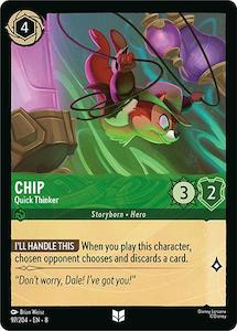 Lorcana Singles: Chip - Quick Thinker (97/204) [Reign of Jafar]