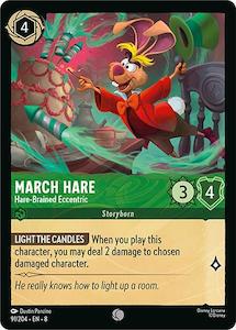 Lorcana Singles: March Hare - Hare-Brained Eccentric (91/204) [Reign of Jafar]