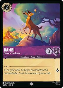 Lorcana Singles: Bambi - Prince of the Forest (57/204) [Reign of Jafar]