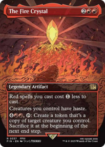 Mtg Singles: The Fire Crystal (Borderless) [FINAL FANTASY]