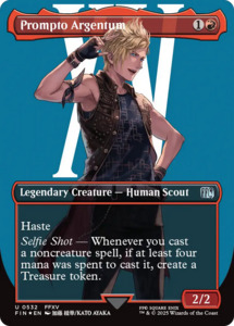 Mtg Singles: Prompto Argentum (Borderless) [FINAL FANTASY]