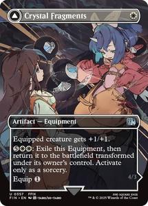 Mtg Singles: Crystal Fragments // Summon: Alexander (Borderless) [FINAL FANTASY]