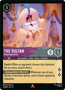Lorcana Singles: The Sultan - Royal Apparition (73/204) [Reign of Jafar]