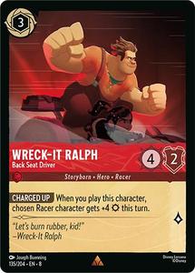 Lorcana Singles: Wreck-It Ralph - Back Seat Driver (135/204) [Reign of Jafar]