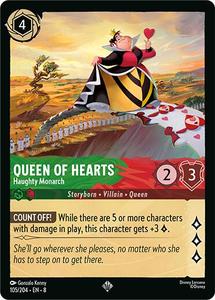 Lorcana Singles: Queen of Hearts - Haughty Monarch (105/204) [Reign of Jafar]