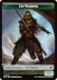 Elf Warrior // Cat (001) Doubled-Sided Token [Foundations Tokens]